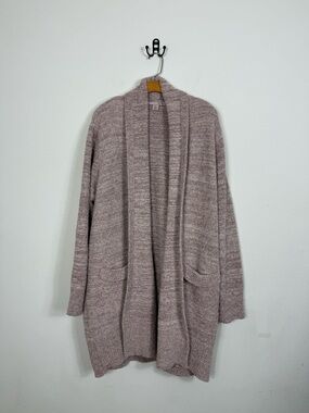 Barefoot Dreams Cozychic Open Cardigan Pockets A342911 Cozy Loungewear Sz XL
